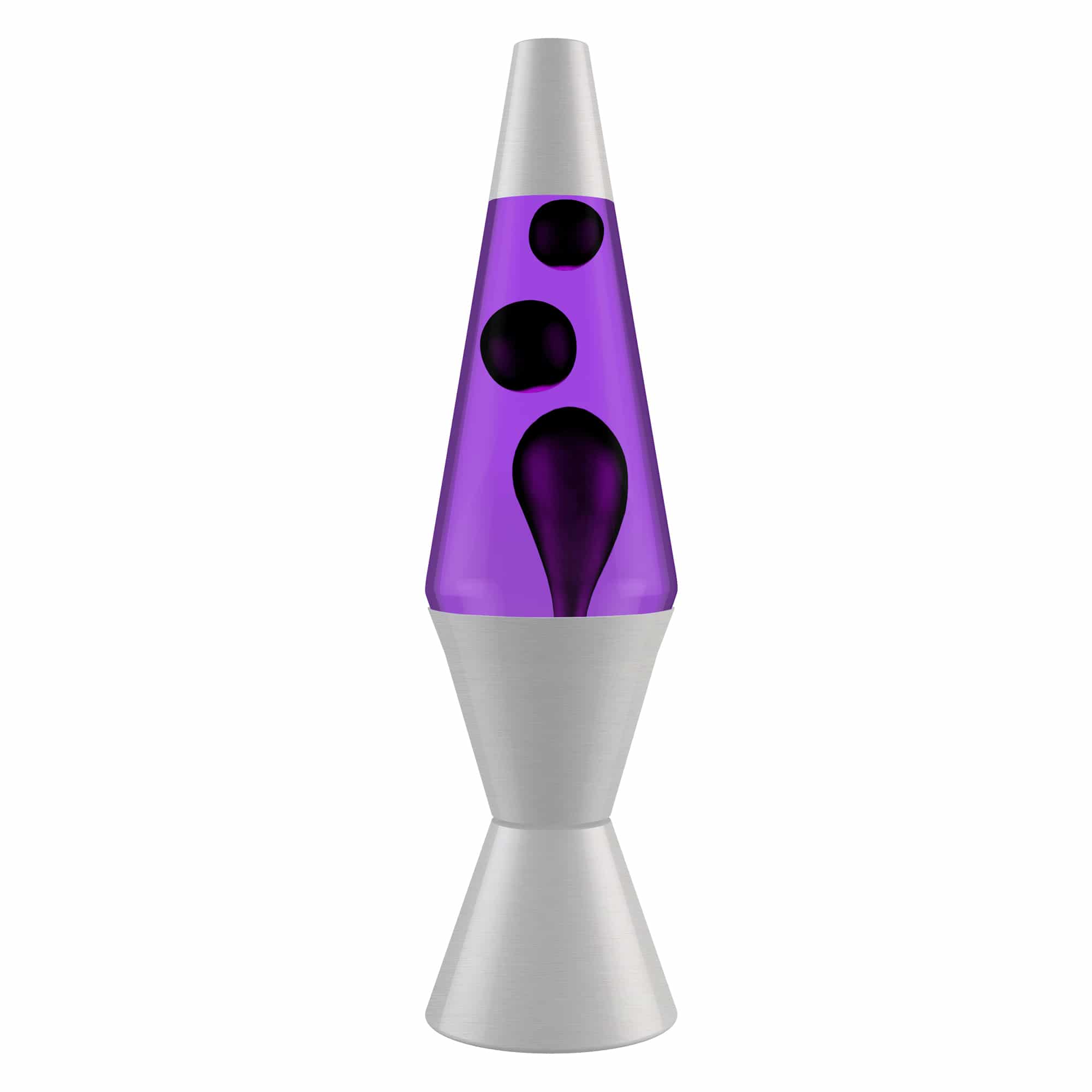 14.5'' LAVA LAMP - BLACK & PURPLE