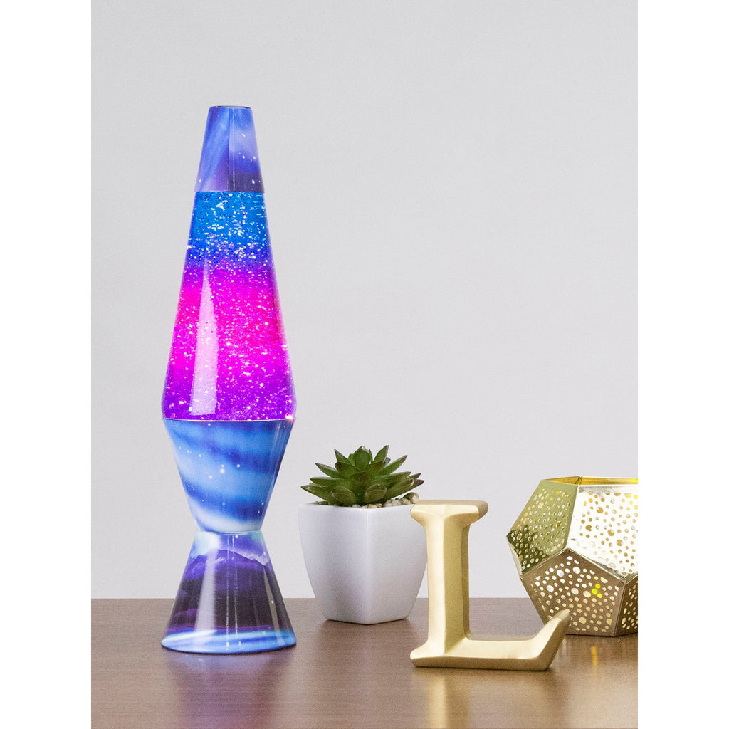 14.5" LAVA LAMP COLORMAX NORTHERN LIGHTS - GLITTER