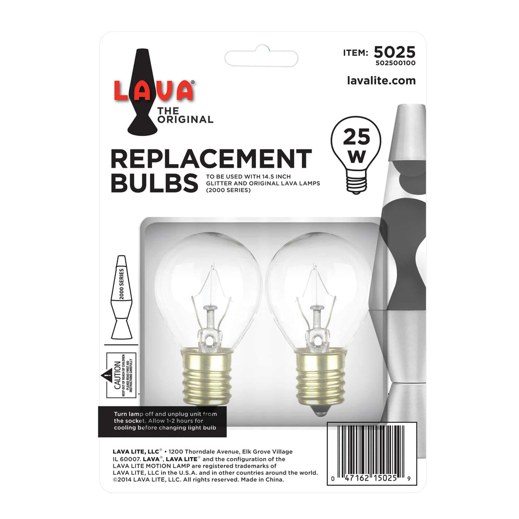 25W LAVA LAMP LIGHT BULB W/TRAY